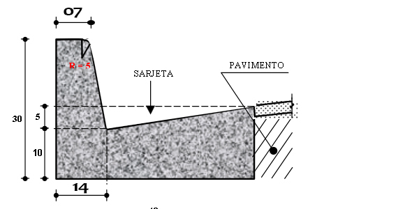 Meio-fio Padrão Condomínio